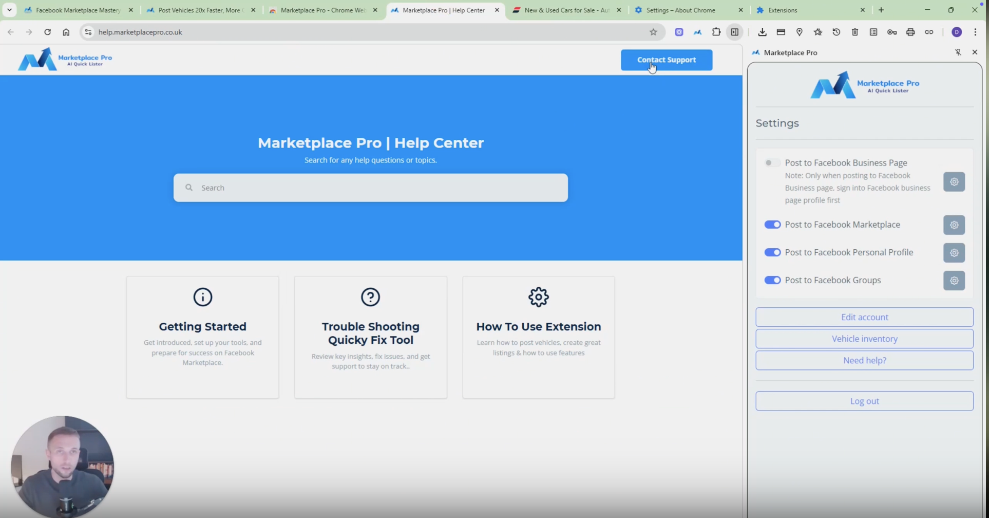 Reach support, Troubleshooting, Mistakes When Using The Tool